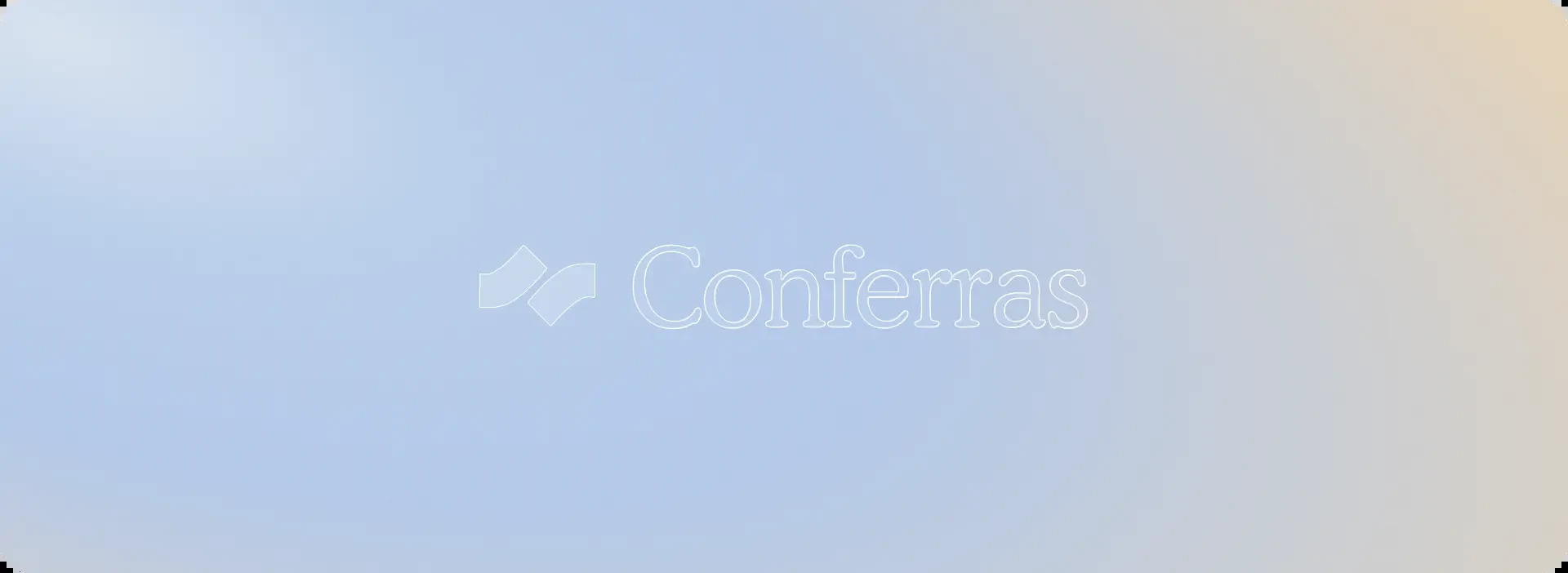 Organizer setting up an Event App for Small Conferences before attendees arrive