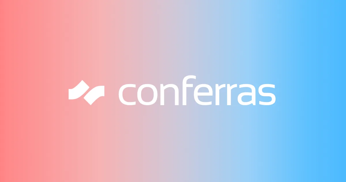 Organizer comparing event networking app options on a laptop during conference planning