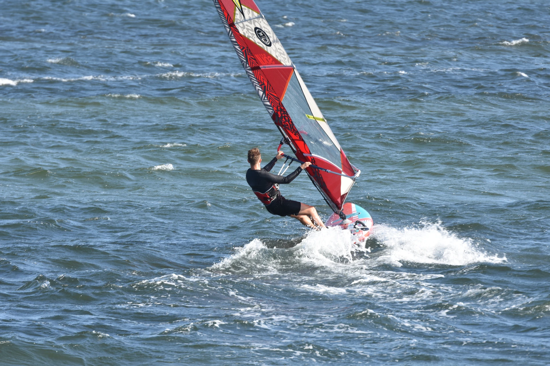Tammo windsurfing